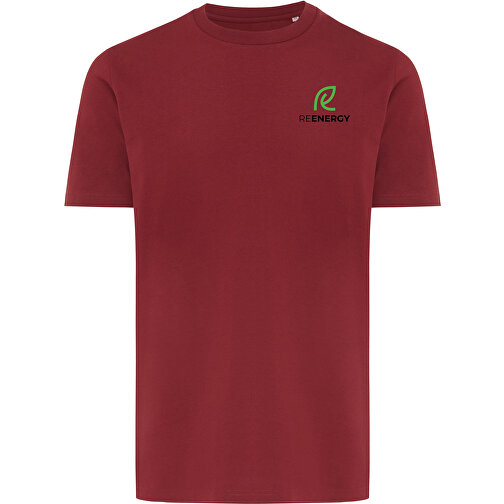 Iqoniq Brett T-Shirt Aus Recycelter Baumwolle, Burgunderrot , burgunderrot, 30% recycelte und 70% biologische Baumwolle, XL, 75,00cm x 0,50cm x 58,00cm (Länge x Höhe x Breite), Bild 3