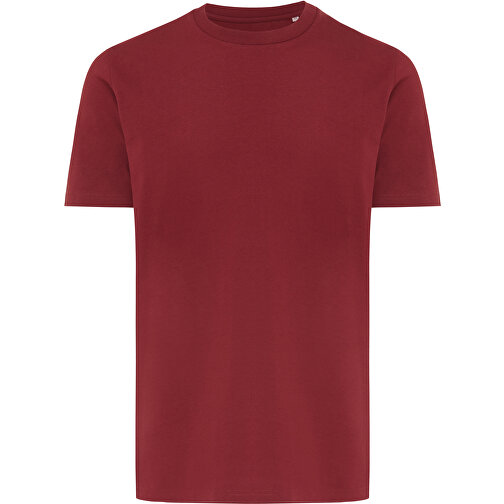 Iqoniq Brett T-Shirt Aus Recycelter Baumwolle, Burgunderrot , burgunderrot, 30% recycelte und 70% biologische Baumwolle, S, 69,00cm x 0,50cm x 49,00cm (Länge x Höhe x Breite), Bild 1