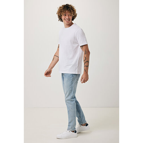 Iqoniq Brett T-Shirt Aus Recycelter Baumwolle , recycled white, 30% recycelte und 70% biologische Baumwolle, S, 69,00cm x 0,50cm x 49,00cm (Länge x Höhe x Breite), Bild 4