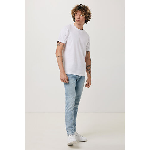 Iqoniq Brett T-Shirt Aus Recycelter Baumwolle , recycled white, 30% recycelte und 70% biologische Baumwolle, M, 71,00cm x 0,50cm x 52,00cm (Länge x Höhe x Breite), Bild 8