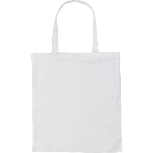 Impact AWARE™ Recycelte Baumwolltasche 145gr Mit Boden, Weiss , weiss, Baumwolle - recycelt, 38,00cm x 42,00cm x 6,50cm (Länge x Höhe x Breite), Bild 2