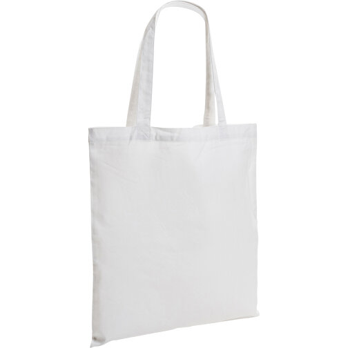 Impact AWARE™ Recycelte Baumwolltasche 145gr, Weiss , weiss, Baumwolle - recycelt, 38,00cm x 40,00cm x 3,00cm (Länge x Höhe x Breite), Bild 1