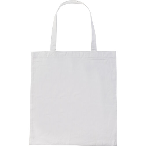 Impact AWARE™ Recycelte Baumwolltasche 145gr, Weiss , weiss, Baumwolle - recycelt, 38,00cm x 40,00cm x 3,00cm (Länge x Höhe x Breite), Bild 2