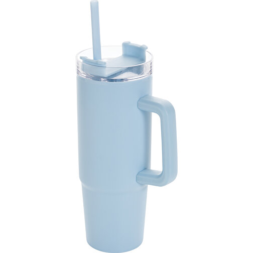 Tana Becher Aus RCS Recyceltem Kunststoff Mit Griff 900ml, Hellblau , hellblau, Polypropylen - recycelt,AS, 24,10cm x 13,00cm (Höhe x Breite), Bild 1