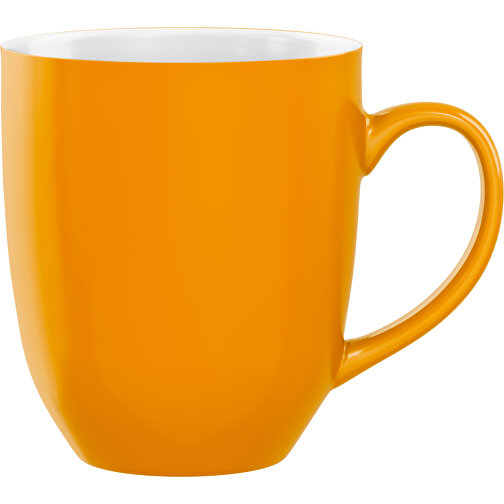 Bella Aussen Farbig Innen Weiß 330ml , kürbisorange / weiß, New Bone China Porzellan, 9,40cm x 12,00cm (Höhe x Breite), Bild 1