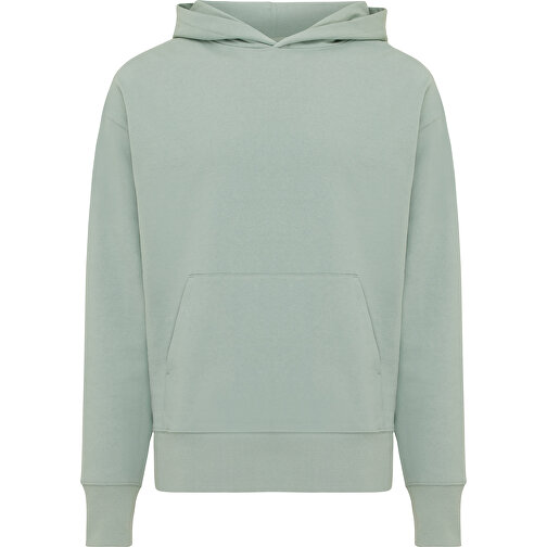 Iqoniq Yoho Relax-Hoodie Aus Recycelter Baumwolle, Iceberg Green , Iceberg green, 50% recycelte und 50% biologische Baumwolle, XXS, 64,00cm x 1,00cm x 50,00cm (Länge x Höhe x Breite), Bild 1