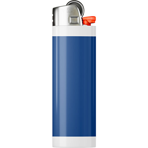 BIC® J26 Digital Wrap Feuerzeug , BiC, marineblau / weiß, Delrin®, Stahl, 2,50cm x 1,50cm x 8,20cm (Länge x Höhe x Breite), Bild 1