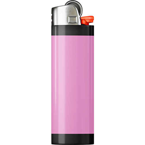 BIC® J26 Digital Wrap Feuerzeug , BiC, rosa / schwarz, Delrin®, Stahl, 2,50cm x 1,50cm x 8,20cm (Länge x Höhe x Breite), Bild 1