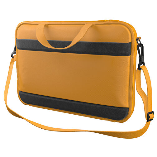 Laptoptasche Stripe , hellorange, Sublimation-fabric 200g - Polyester (PU), 36,00cm x 28,00cm x 5,00cm (Länge x Höhe x Breite), Bild 1