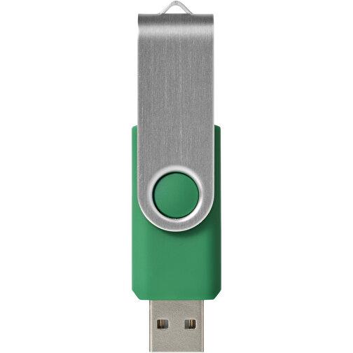 Rotate USB-Stick , grün MB , 65 GB , Kunststoff, Aluminium MB , 5,80cm x 1,90cm x 1,00cm (Länge x Höhe x Breite), Bild 3