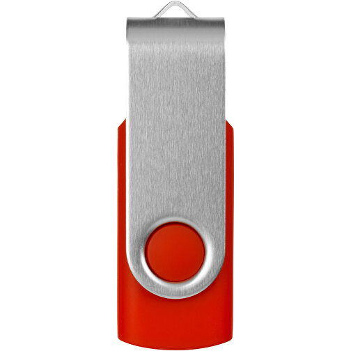 Rotate USB-Stick , mittelrot MB , 65 GB , Kunststoff, Aluminium MB , 5,80cm x 1,90cm x 1,00cm (Länge x Höhe x Breite), Bild 4