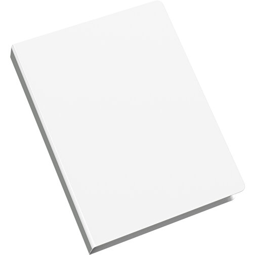 Softcover Haftnotiz-Set Mina , weiß / grau, Papier, 10,50cm x 0,60cm x 7,50cm (Länge x Höhe x Breite), Bild 2