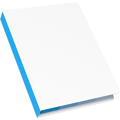 Softcover Haftnotiz-Set Stacey , weiss / himmelblau, Papier, 10,60cm x 1,00cm x 7,60cm (Länge x Höhe x Breite), Bild 2