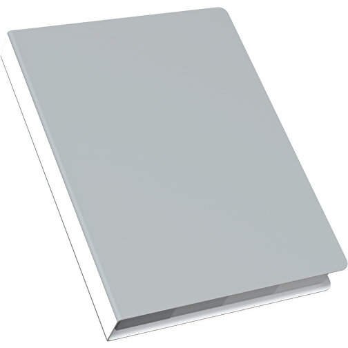 Softcover Haftnotiz-Set Stacey , silber / weiß, Papier, 10,60cm x 1,00cm x 7,60cm (Länge x Höhe x Breite), Bild 2