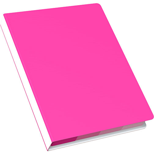 Softcover Haftnotiz-Set Stacey , pink / weiß, Papier, 10,60cm x 1,00cm x 7,60cm (Länge x Höhe x Breite), Bild 2