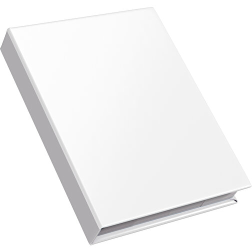 Hardcover Haftnotiz-Set Ana , weiss / hellgrau, Papier, 10,50cm x 1,50cm x 7,50cm (Länge x Höhe x Breite), Bild 2