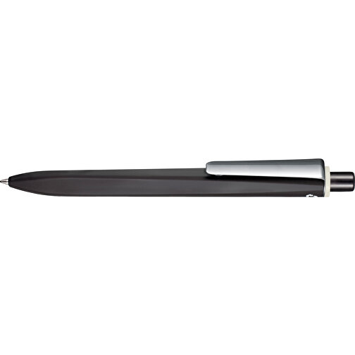 Kugelschreiber RIDGE RECYCLED SOFT M , Ritter-Pen, schwarz/transparent, ABS u. Metall, , Bild 3