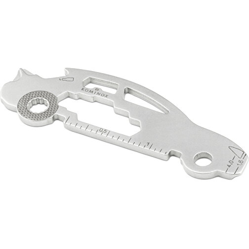 ROMINOX® Key Tool Car / Auto (18 Funktionen) Große Helden , Edelstahl, 7,50cm x 0,23cm x 2,50cm (Länge x Höhe x Breite), Bild 5