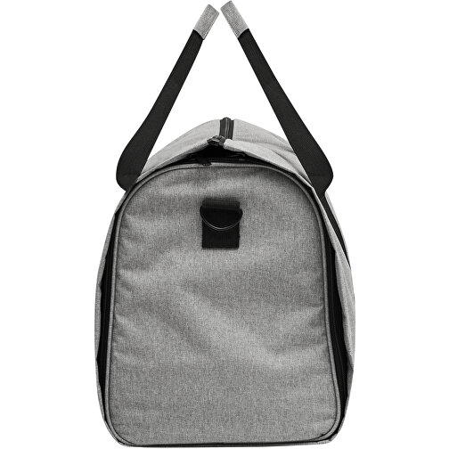 Reisetasche MILANO Mit Integriertem Kleidersack , grau, schwarz, Polycanvas, 61,50cm x 32,00cm x 26,00cm (Länge x Höhe x Breite), Bild 4