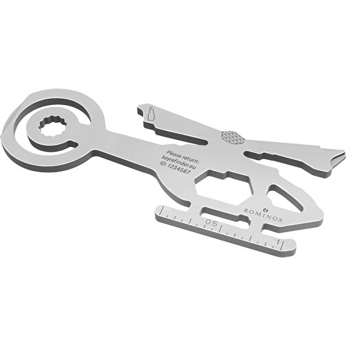 ROMINOX® Key Tool // Helicopter - 18 Funktionen , Edelstahl, 3,05cm x 0,23cm x 7,45cm (Länge x Höhe x Breite), Bild 11