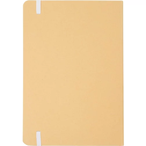 Blocco note formato A5 con copertina rigida di cartone riciclato Nelida, Immagine 4