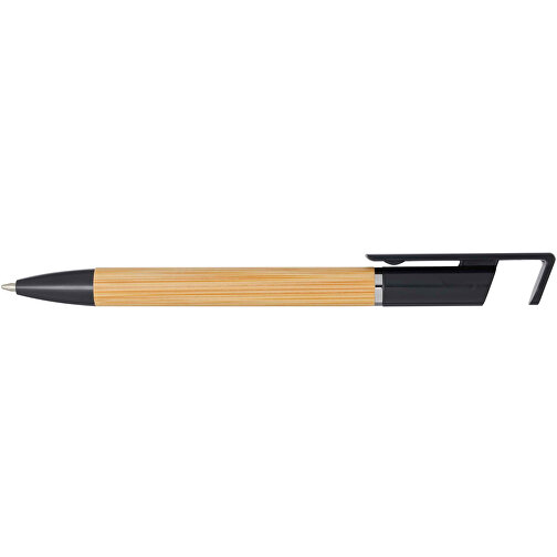 Delfina Stift Smartphoneständer , schwarz, FSC certified bamboo, 14,70cm (Länge), Bild 5