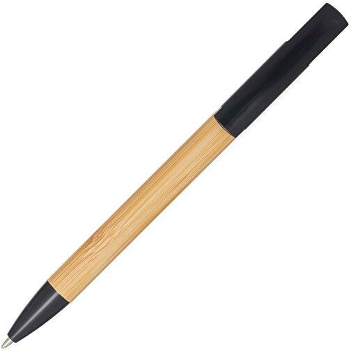 Delfina Stift Smartphoneständer , schwarz, FSC certified bamboo, 14,70cm (Länge), Bild 1