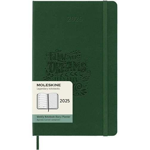 Moleskine Hardcover 12 måneders ugekalender L, Billede 2