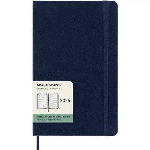 Moleskine L hard cover 12 måneders ugekalender, Billede 1