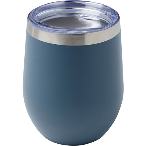 Corzo 350 Ml RCS-zertifizierter Kupfer-Vakuum Isolierbecher Aus Recyceltem Edelstahl , hale blue, Recycled stainless steel, 11,42cm x 8,90cm (Höhe x Breite), Bild 1