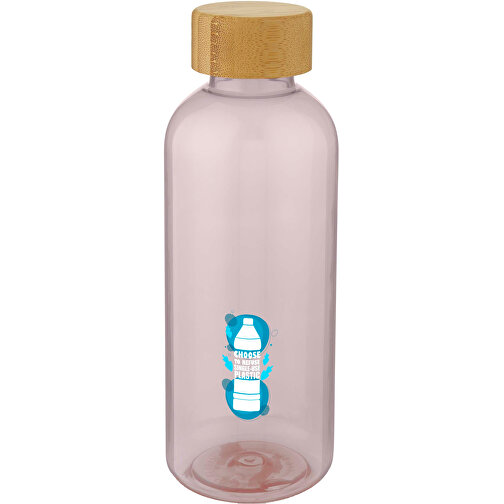 Ziggs 650 Ml Sportflasche Aus Recyceltem Kunststoff , rosa, Recycelter PET Kunststoff, Bambusholz, PP Kunststoff, 20,80cm (Höhe), Bild 2