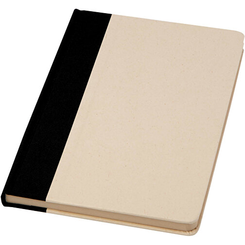 Liliana A5 Hardcover Zuckerrohr Notizbuch , schwarz, Fruit paper, 21,00cm x 14,50cm (Länge x Breite), Bild 1