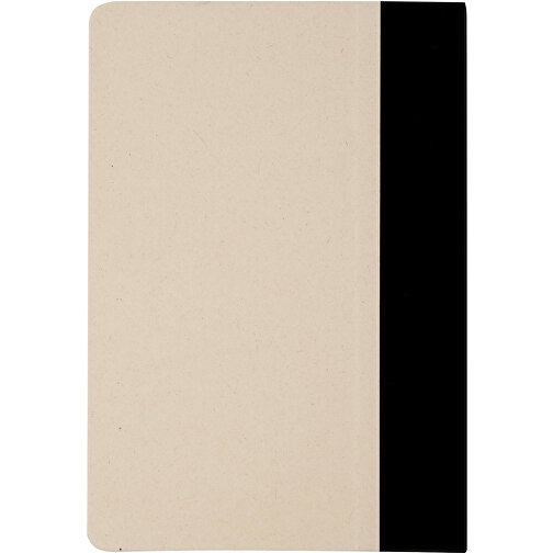 Liliana A5 Hardcover Zuckerrohr Notizbuch , schwarz, Fruit paper, 21,00cm x 14,50cm (Länge x Breite), Bild 4