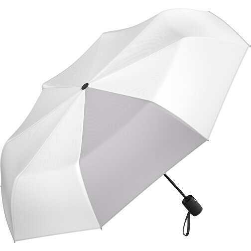 Regenschirm AOC Hamburg , weiß / hellgrau, 100% Polyester Pongee, 30,00cm (Länge), Bild 1