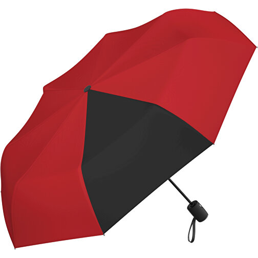 Regenschirm AOC Hamburg , weinrot / schwarz, 100% Polyester Pongee, 30,00cm (Länge), Bild 1