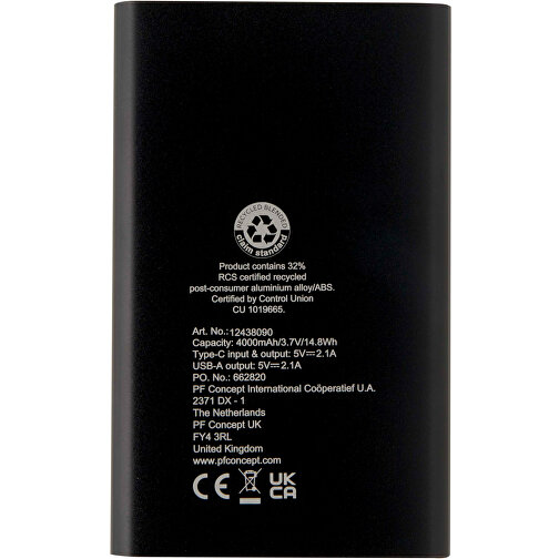 Banque d\'énergie Pep 4000 mAh Type-C en aluminium recyclé, Image 5