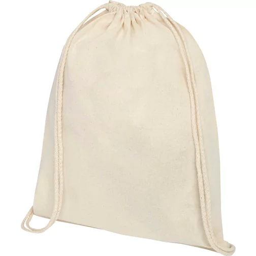 Sac avec cordon Oregon en coton recyclé 140 g/m² certifié GRS, Image 1