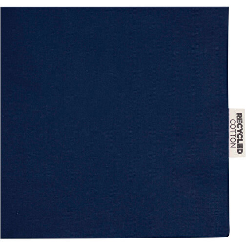 Odessa 220 G/m² Baumwoll Tragetasche Aus GRS Recycelter Baumwolle, Groß , navy, GRS-zertifizierte, recycelte Baumwolle, 57,00cm x 42,00cm x 16,50cm (Länge x Höhe x Breite), Bild 6