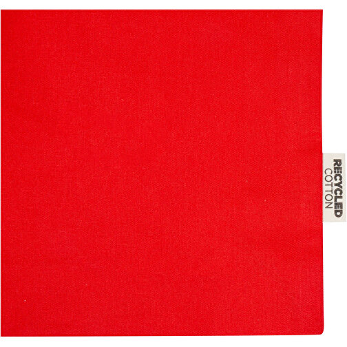 Odessa 220 G/m² Baumwoll Tragetasche Aus GRS Recycelter Baumwolle, Groß , rot, GRS-zertifizierte, recycelte Baumwolle, 57,00cm x 42,00cm x 16,50cm (Länge x Höhe x Breite), Bild 6