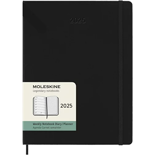 Moleskine XL hard cover 12 måneders ugekalender, Billede 1