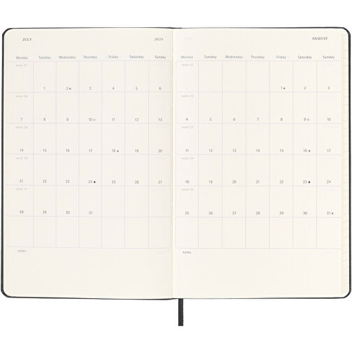 Moleskine Hardcover 12 måneders ugekalender L lodret, Billede 6