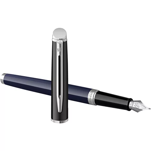 Stylo plume Waterman Hemisphere avec habillage palladium (encre bleue), Image 4