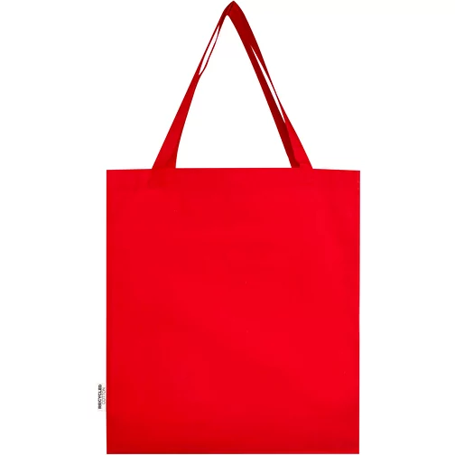 Tote bag a soffietto in cotone riciclato certificato GRS da 140 g/m² Madras, Immagine 4