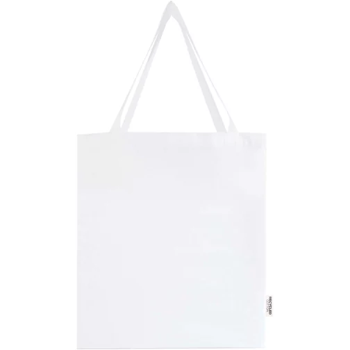 Tote bag a soffietto in cotone riciclato certificato GRS da 140 g/m² Madras, Immagine 3