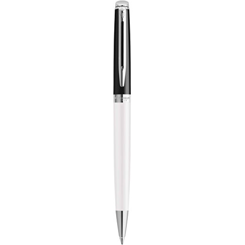 Waterman Hemisphere Color-Block Kugelschreiber Mit Palladiumbeschichtung , weiss, Metall, 13,70cm (Länge), Bild 1