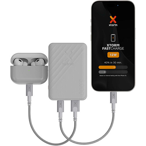 Xtorm Go2 12 W 5000 mAh hurtigopladende powerbank, Billede 5