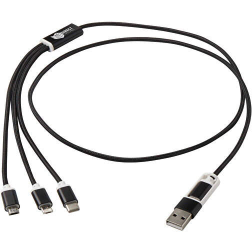 Versátil cable de carga 5 en 1 fabricado en aluminio reciclado, Imagen 2