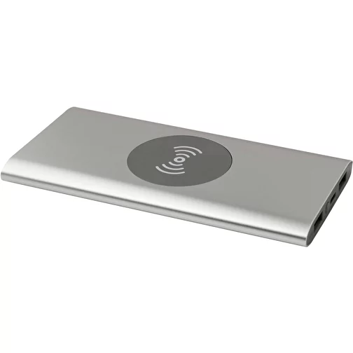 Juice trådlös 8 000 mAh Type C-powerbank i återvunnen aluminium, Bild 1