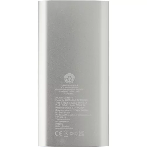 Batterie de secours sans fil en aluminium recyclé Juice type-C de 8 000 mAh, Image 4