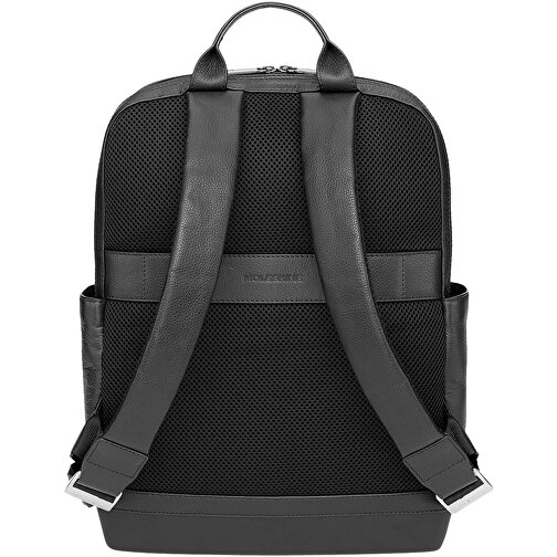 Moleskine Classic Pro Rucksack Aus Leder , schwarz, Leder, 32,00cm x 41,50cm x 12,00cm (Länge x Höhe x Breite), Bild 2